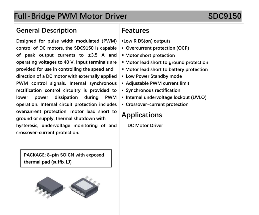 Smart Motor Driver IC